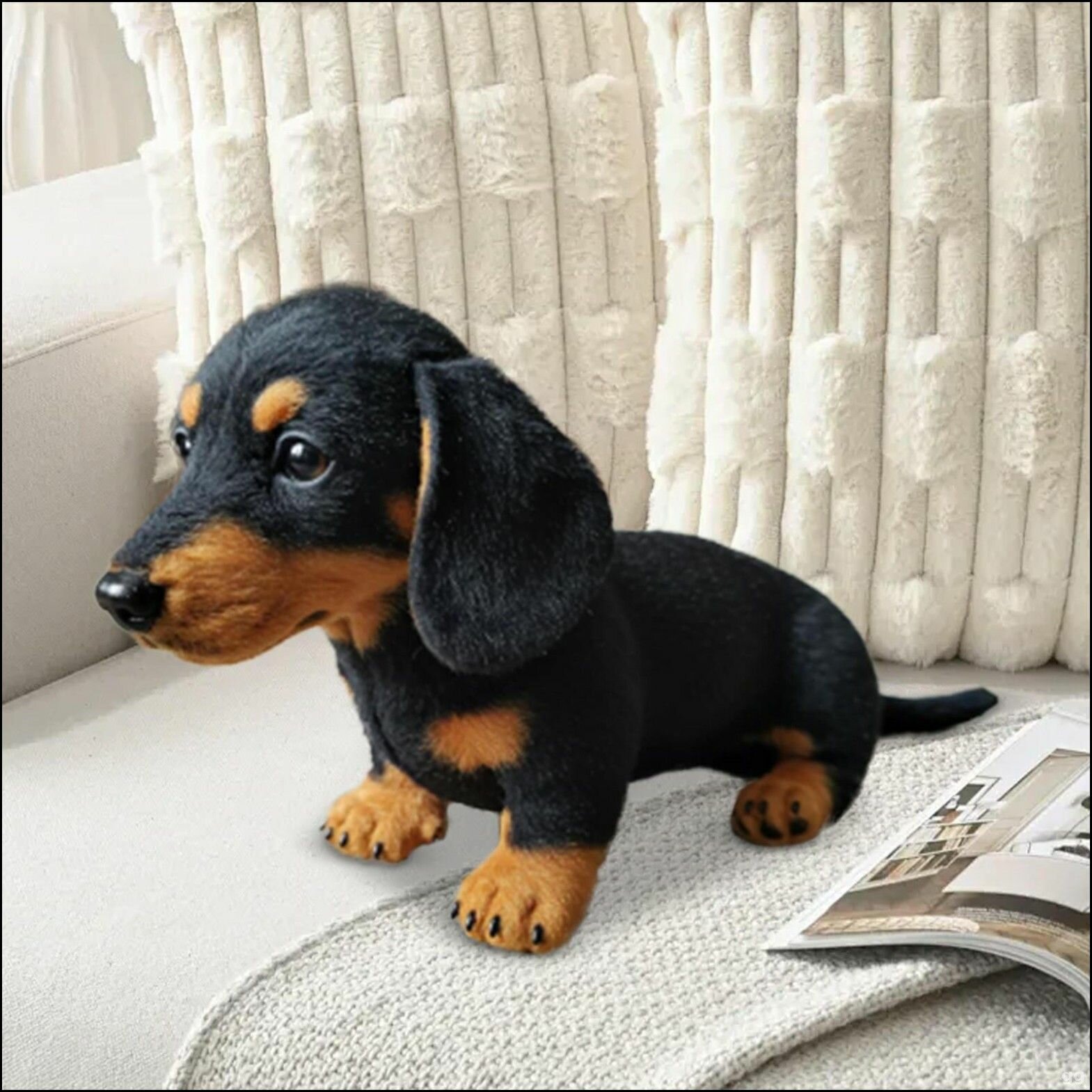 Мягкая игрушка собака такса Бадди