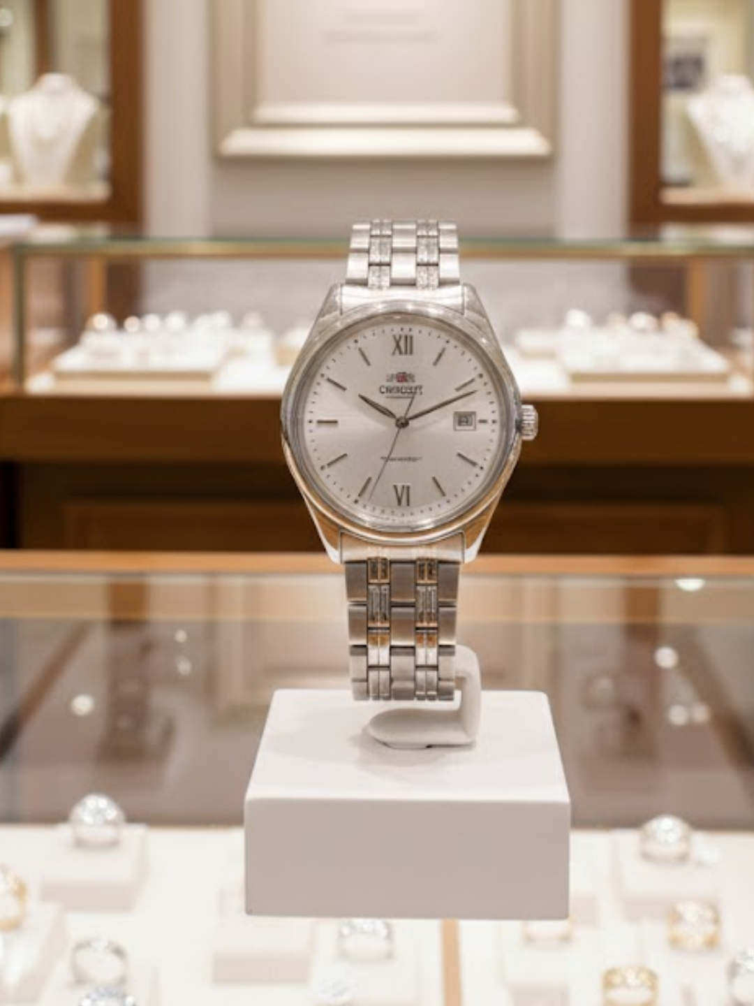 Наручные часы ORIENT 1960, белый/стальной — фото 1