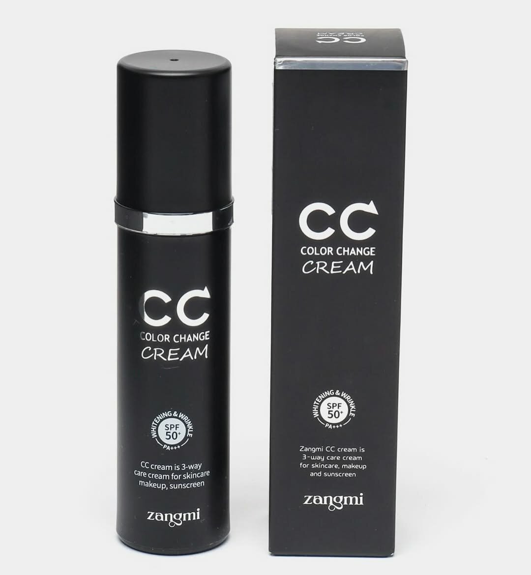 CC Тональный крем "Zangmi CC", SPF 50, с эффектом адаптации под цвет кожи