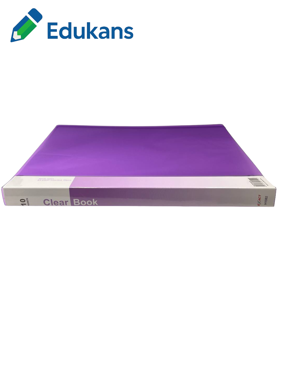 Гелевая Файловая папка 60 листов, фиолетого цвета формат А4 | Exact — фото 1