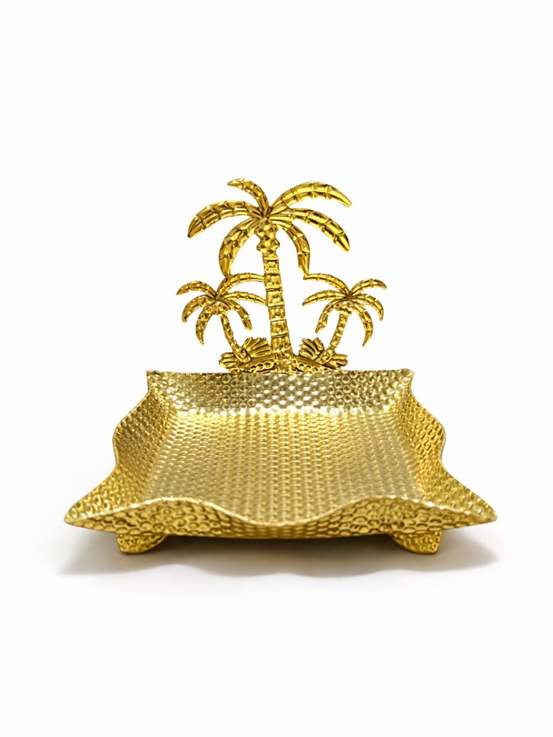 Чаша с крышкой для фиников "Рамадан", металлическая, декоративная, с крышкой