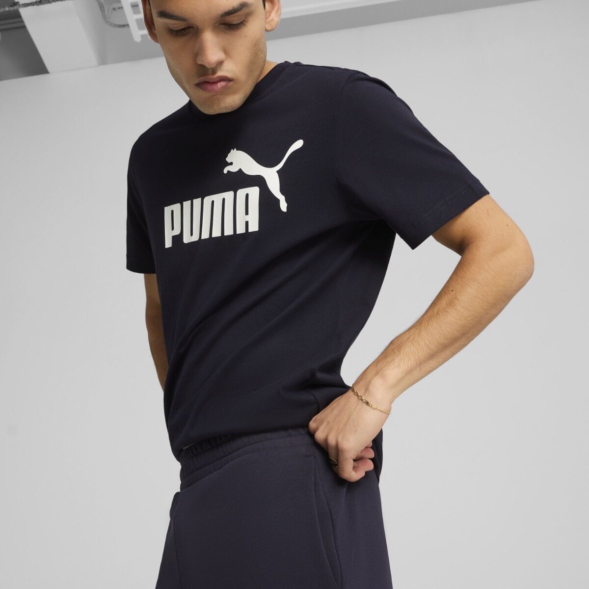 Шорты спортивные PUMA Essentials 10", размер M, синий — фото 1