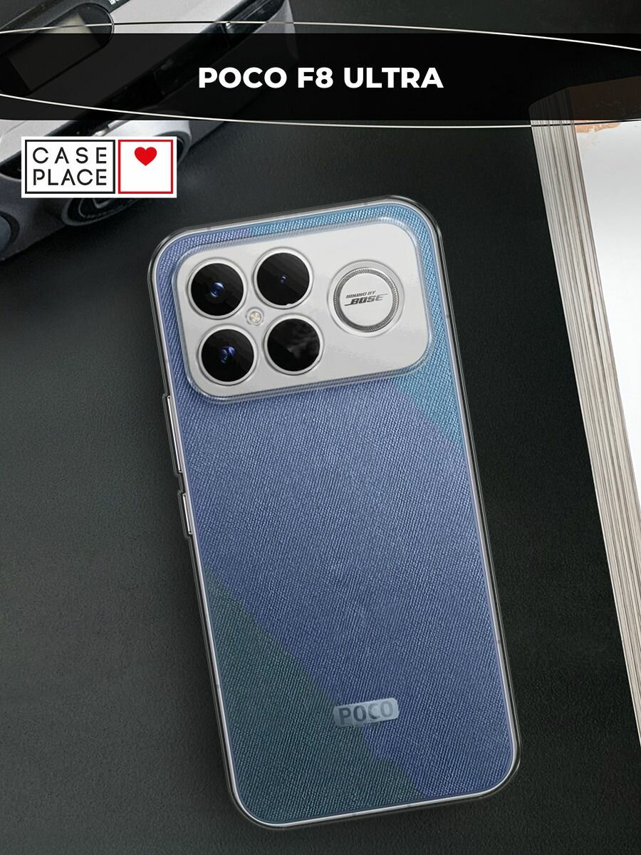 Чехол на Xiaomi Poco F8 Ultra / Сяоми Поко F8 Ультра, прозрачный