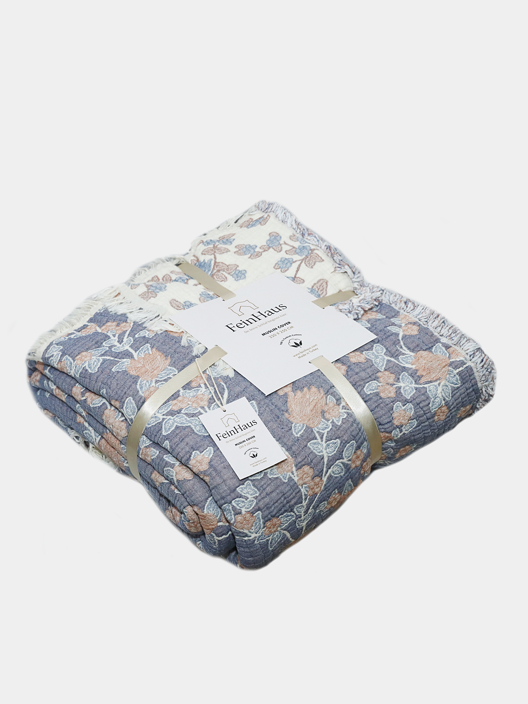 Одеяло, зимнее толстое одеяло, "FainHouse", Муслиновая ткань, 100% хлопок, односпальный, размер 160 × 200см