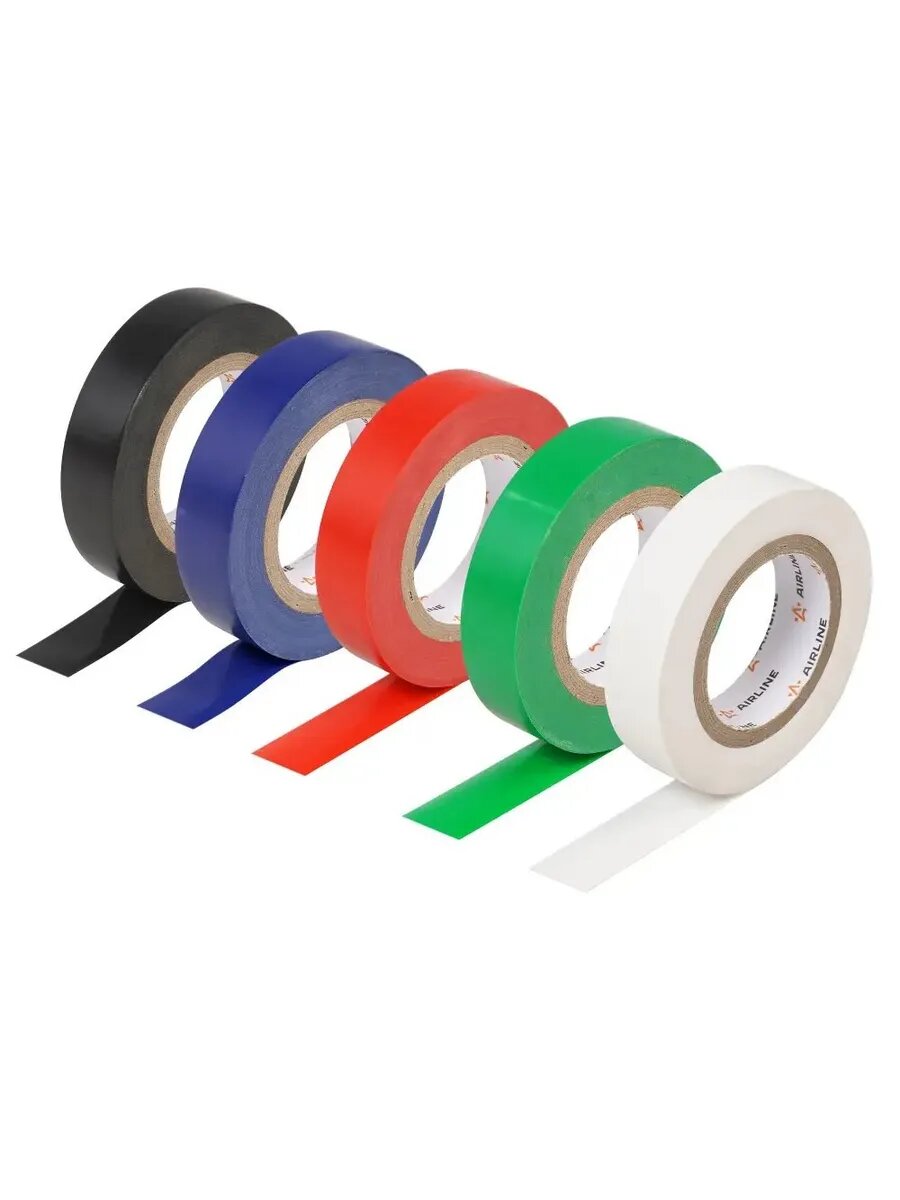 Набор из 5 цветных изолент для электромонтажа — фото 1