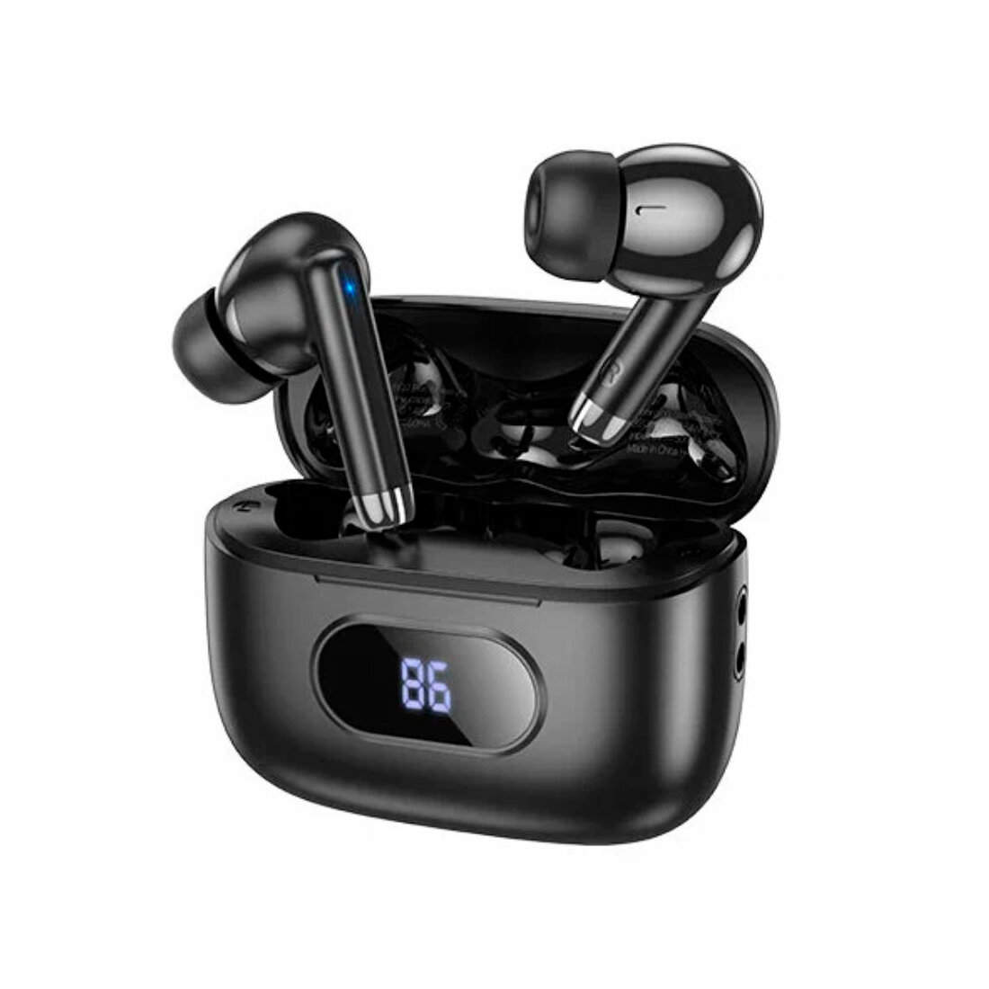Беспроводные наушники Hoco EQ2 Plus TWS – Bluetooth 5.4, до 7 часов работы, микрофон, USB Type-C, черные
