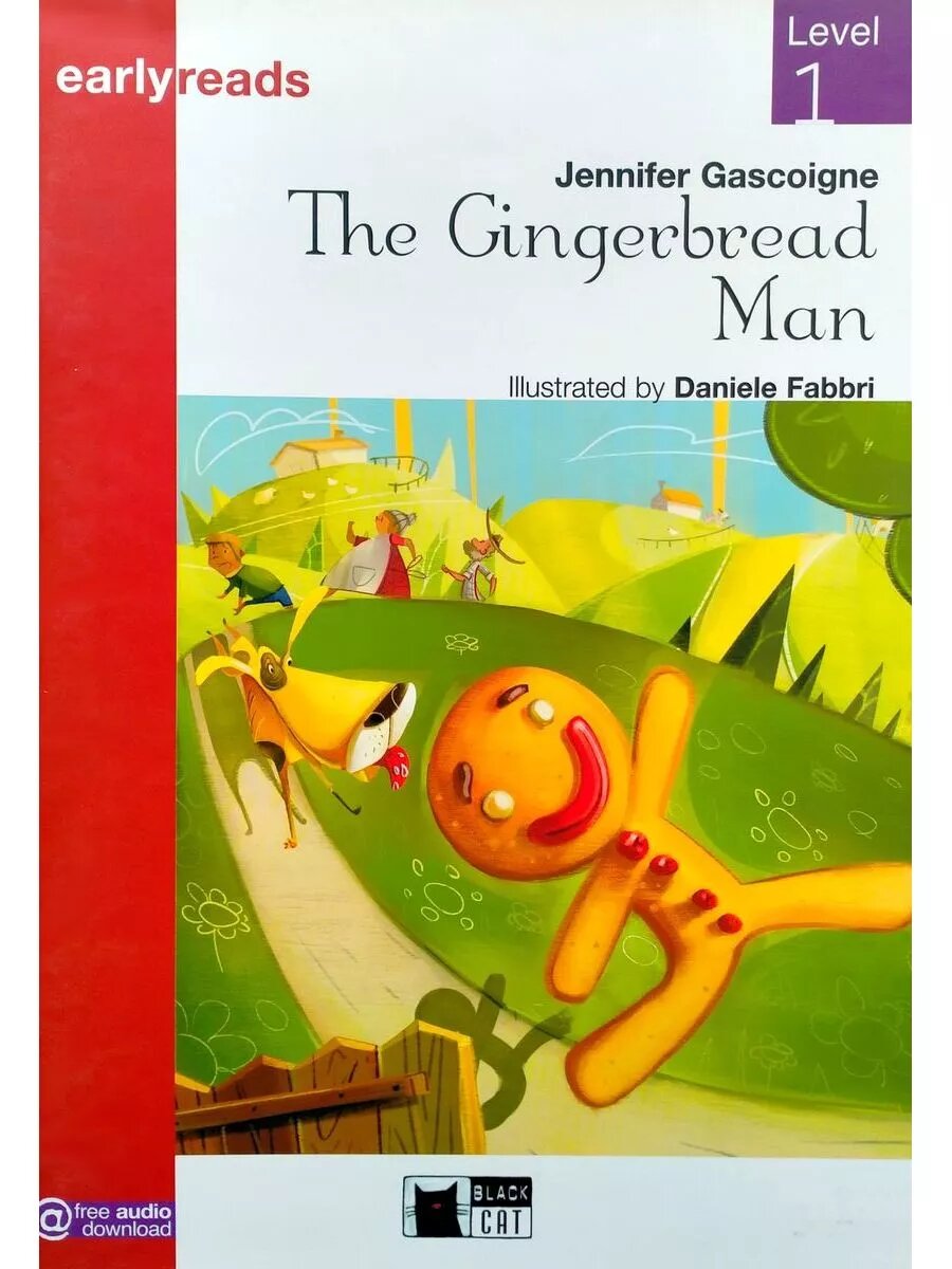 Earlyreads 1 Gingerbread Man сказка Пряничный человечек | CIDEB