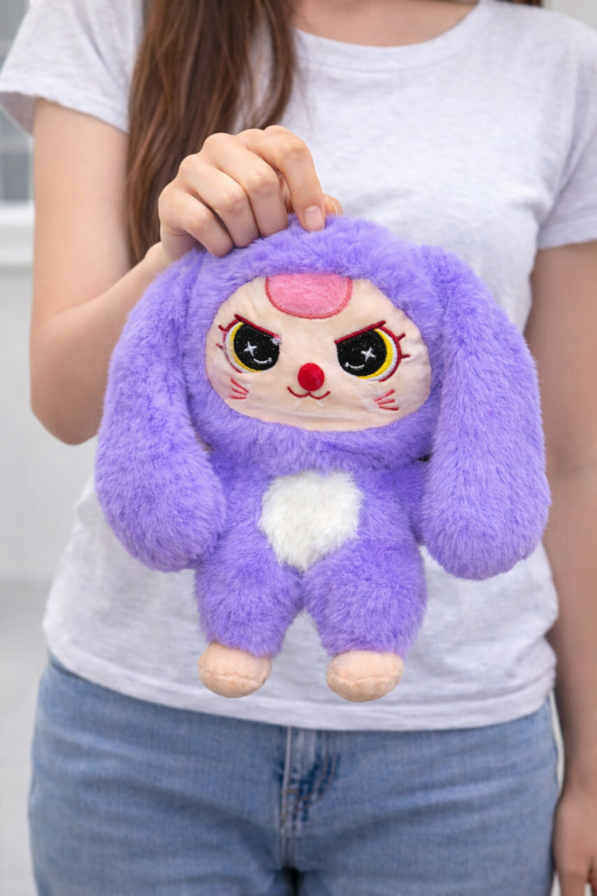 Игрушка-антистресс PuffyKuma "Baby You", ручной работы, наполнитель хлопок, полипропилен — фото 1