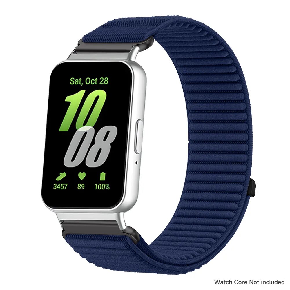 Нейлоновый плетеный ремешок Для Samsung Galaxy Fit3 , Дышащий спортивный ремешок Для Samsung Fit 3, липучка