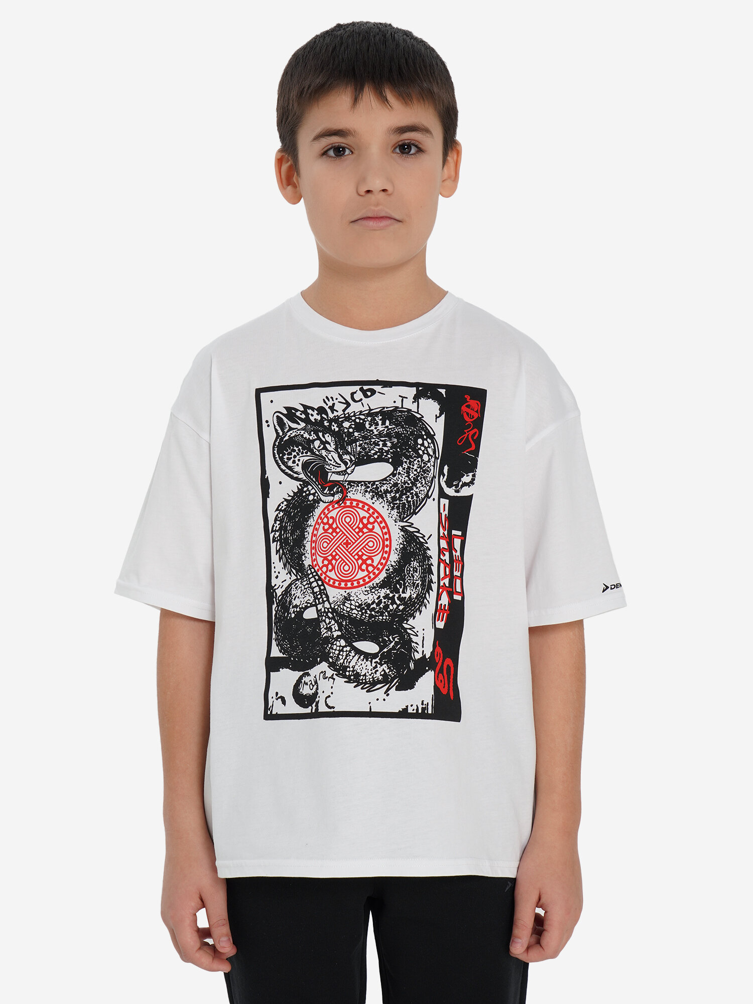 Футболка Demix, размер 164-170, белый — фото 1