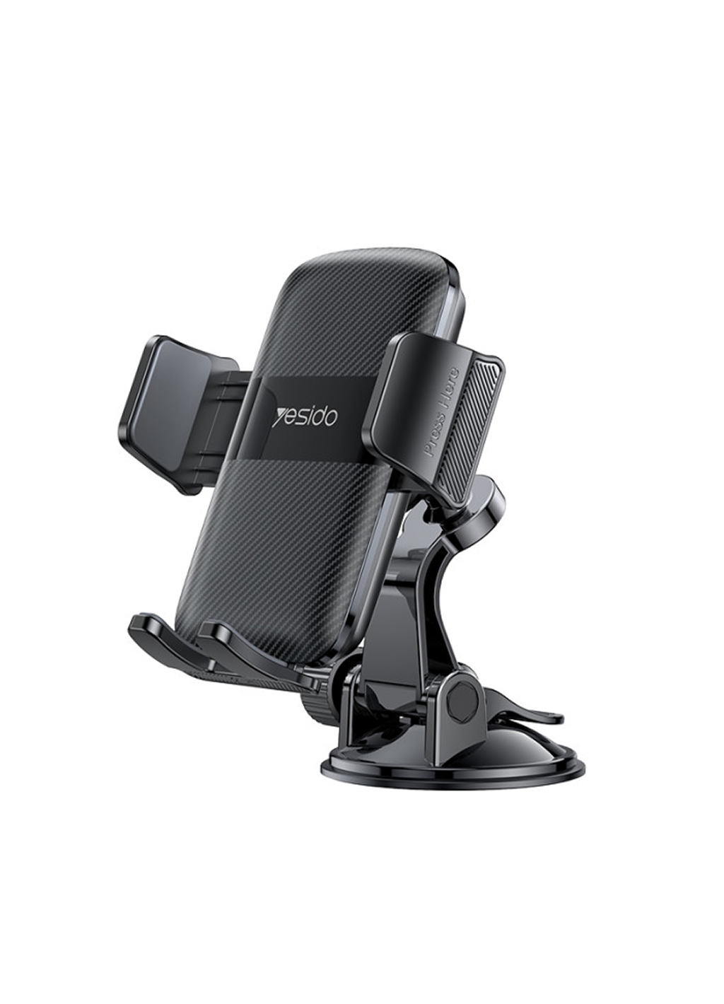 Держатель телефона Yesido C175, с регулировкой угла обзора, с мини-присоской, 360°, с эжектором