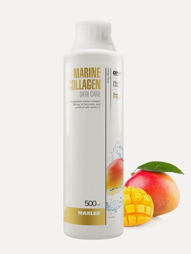 Изображение товара Marine Collagen SkinCare/Hyaluronic Acid (500 мл) (манго) Коллаген морской с гиалуроновой кислотой