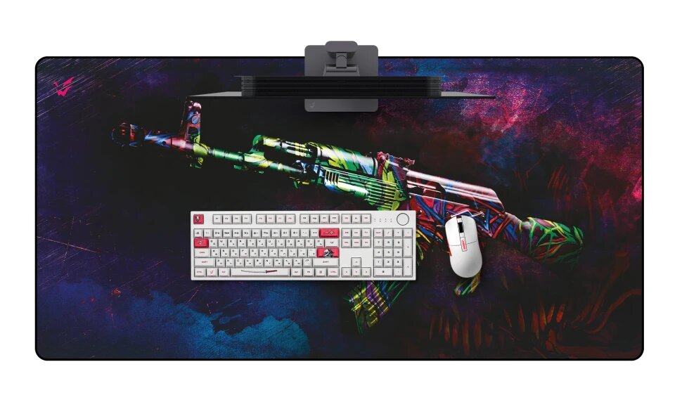 Коврик ARDOR GAMING GM-XXL Gun (2XL) разноцветный, 1200 мм x 600 мм x 4 мм
