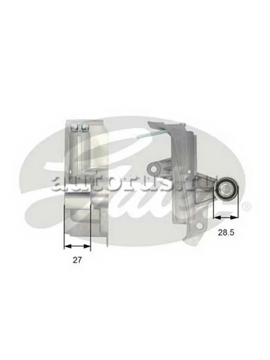 Успокоитель ремня ГРМ VAG+SKODA 2000-> MOT.1,8T 20V/2,0L 130