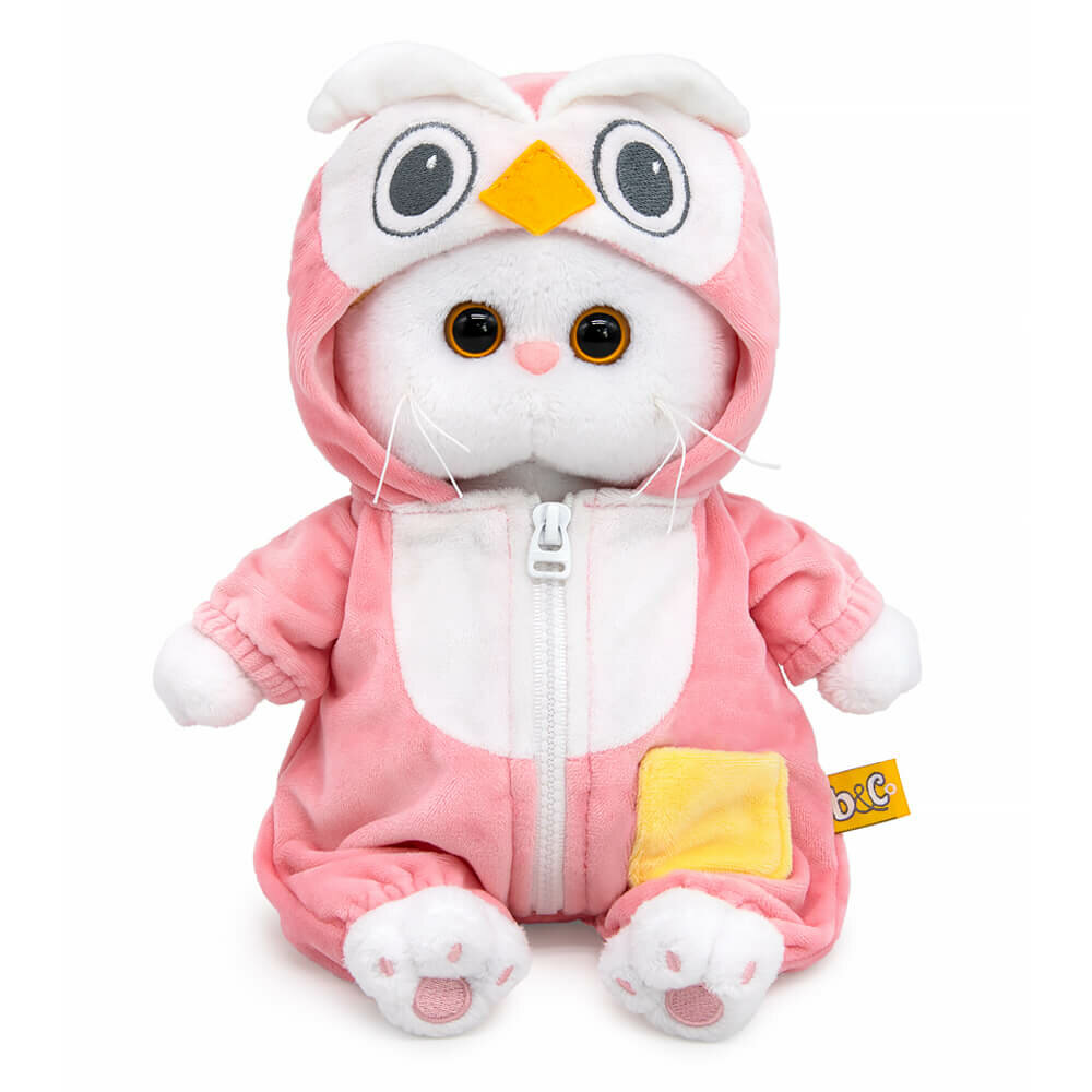 Игрушка мягкая BUDI BASA LI-LI baby "Кошечка Ли-Ли baby в кигуруми "Сова", размер 18 см
