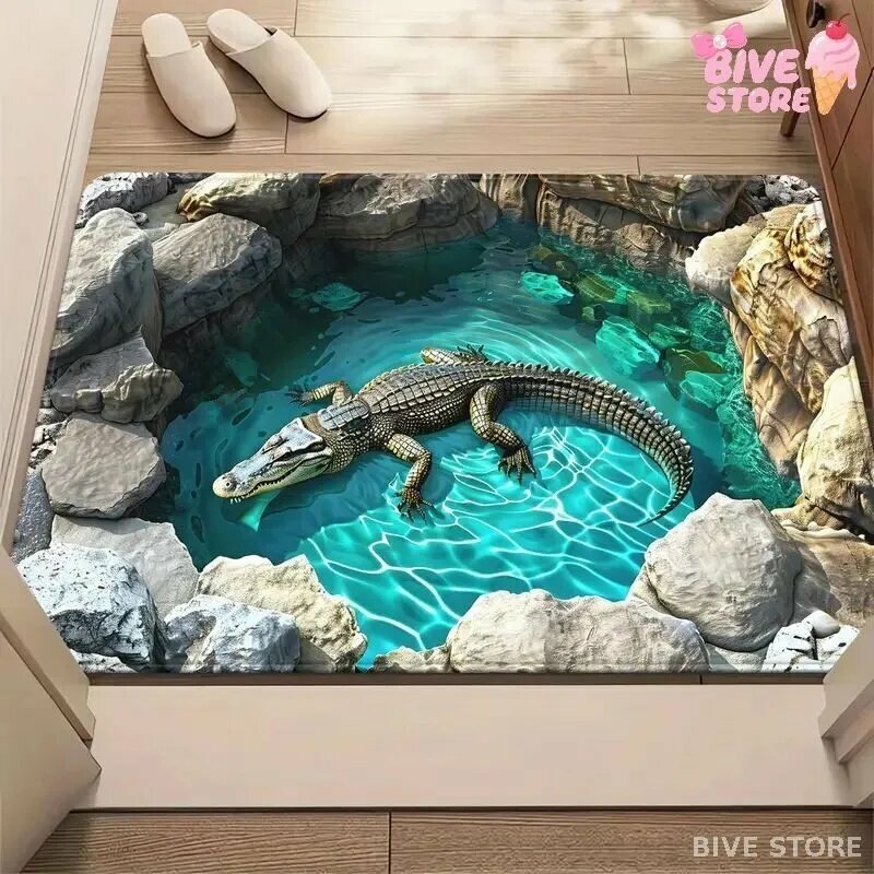 Коврик 3D для пола (коврик) 60x90 см, РЗЗИ-3Д-5, с высотой ворса 1 мм, серый