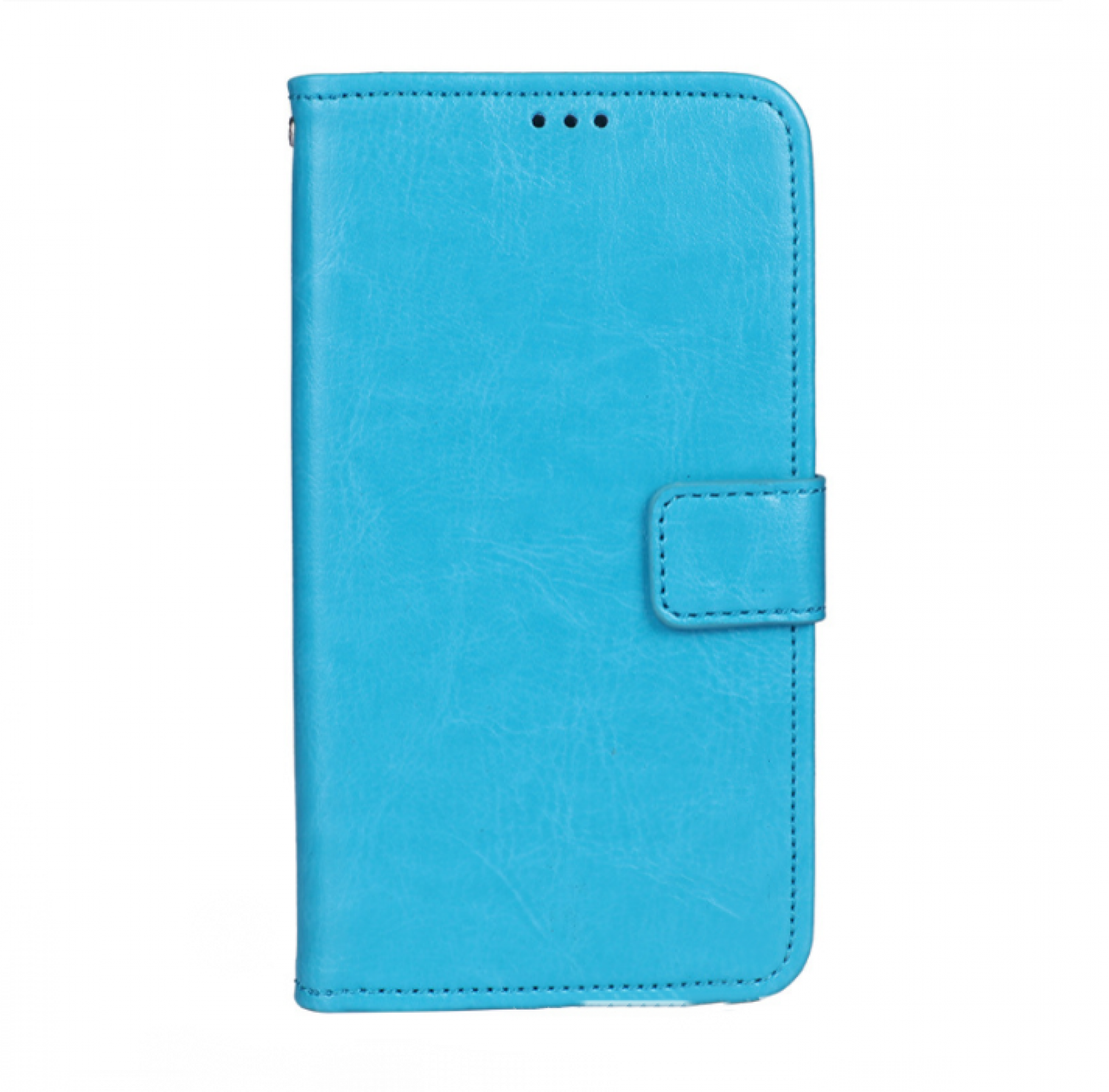 Чехол-книжка MyPads из качественной импортной кожи с мульти-подставкой для Nokia 6 голубой