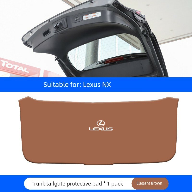 Премиум защитный коврик для пола автомобиля Lexus NX 2012-2021, коричневый цвет, для задней двери