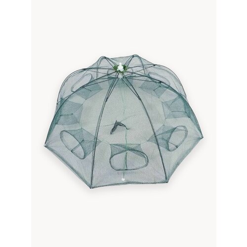 Раколовка зонтик на 8 входов, Верша-паук для ловли раков и рыбы, Fishing Tackle.