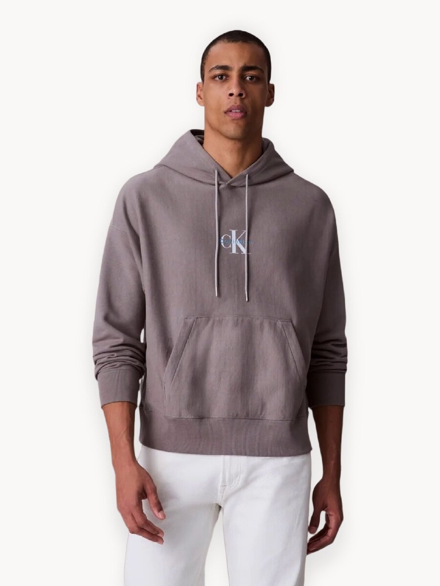 Худи Calvin Klein Jeans, размер XL, , серый
