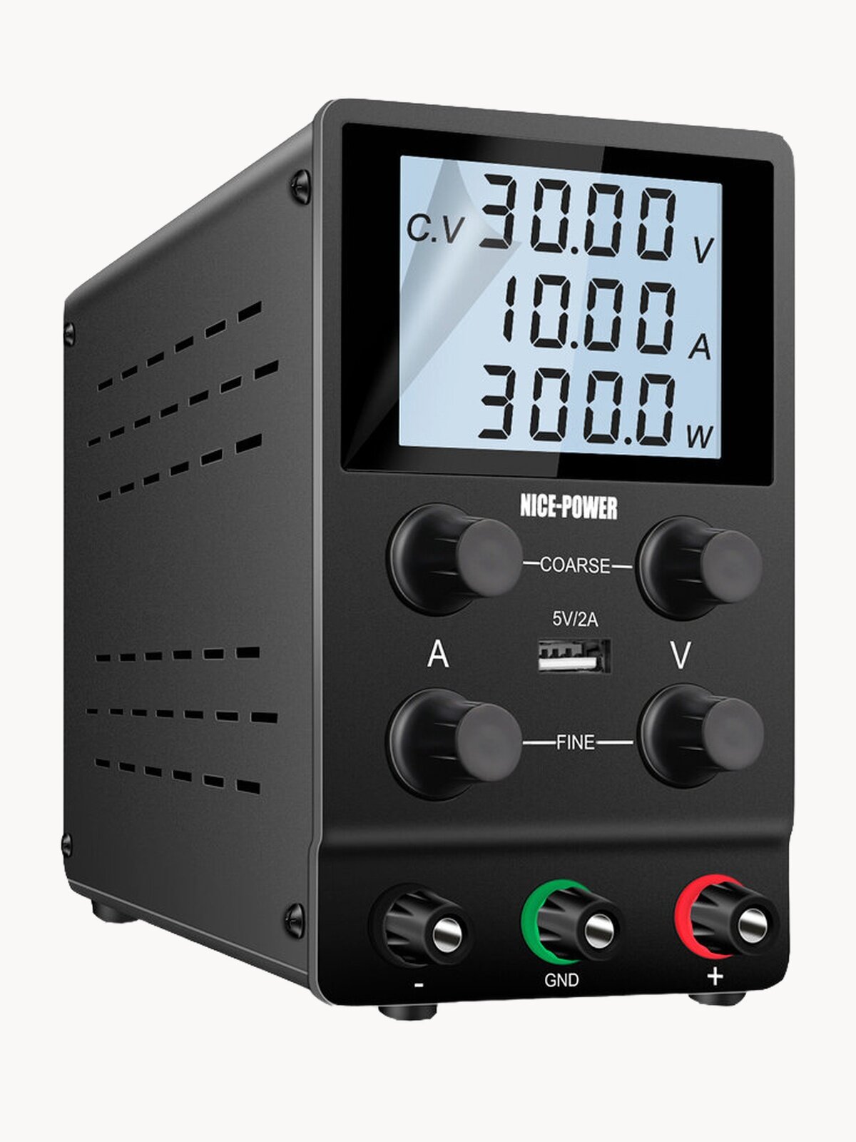 Лабораторный блок питания NicePower SPS3010, 30V-10A, 300Вт, черный