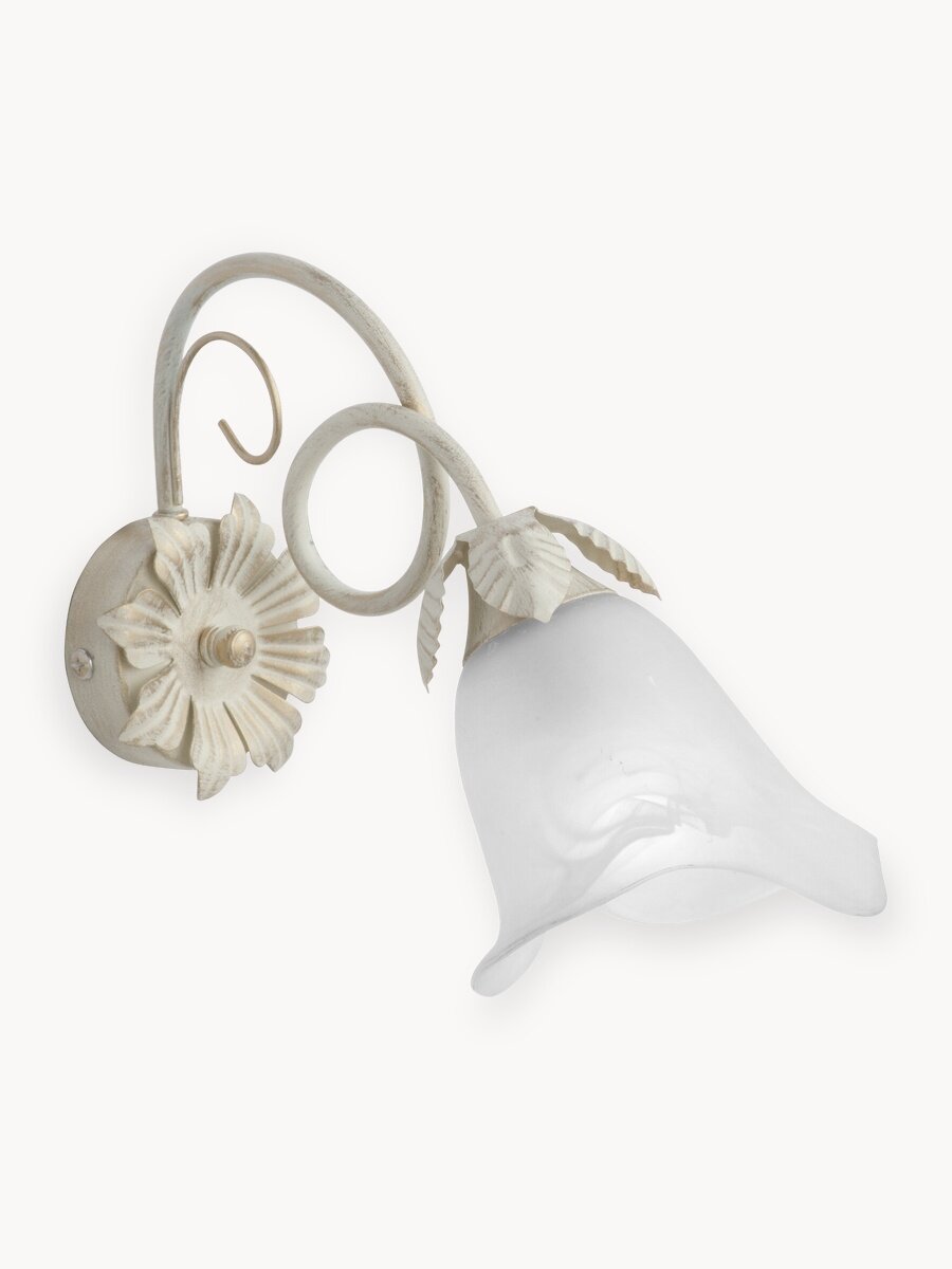 Бра настенный светильник Vitaluce V1646-3/1A , 1 лампа 3м2, Е14, 60Вт, цвет бежевый с золотом.