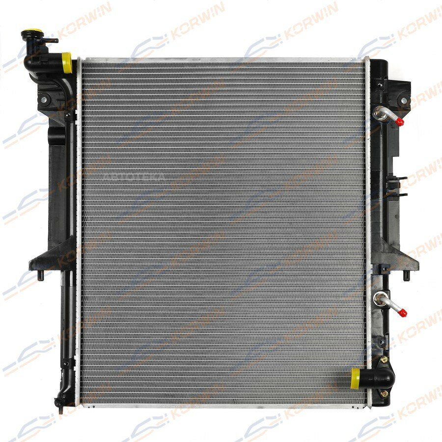 Радиатор охлаждения Mitsubishi L200 (06-)/PajeroSport II (08-) 2.5TD AT паяный KORWIN KWKB4042