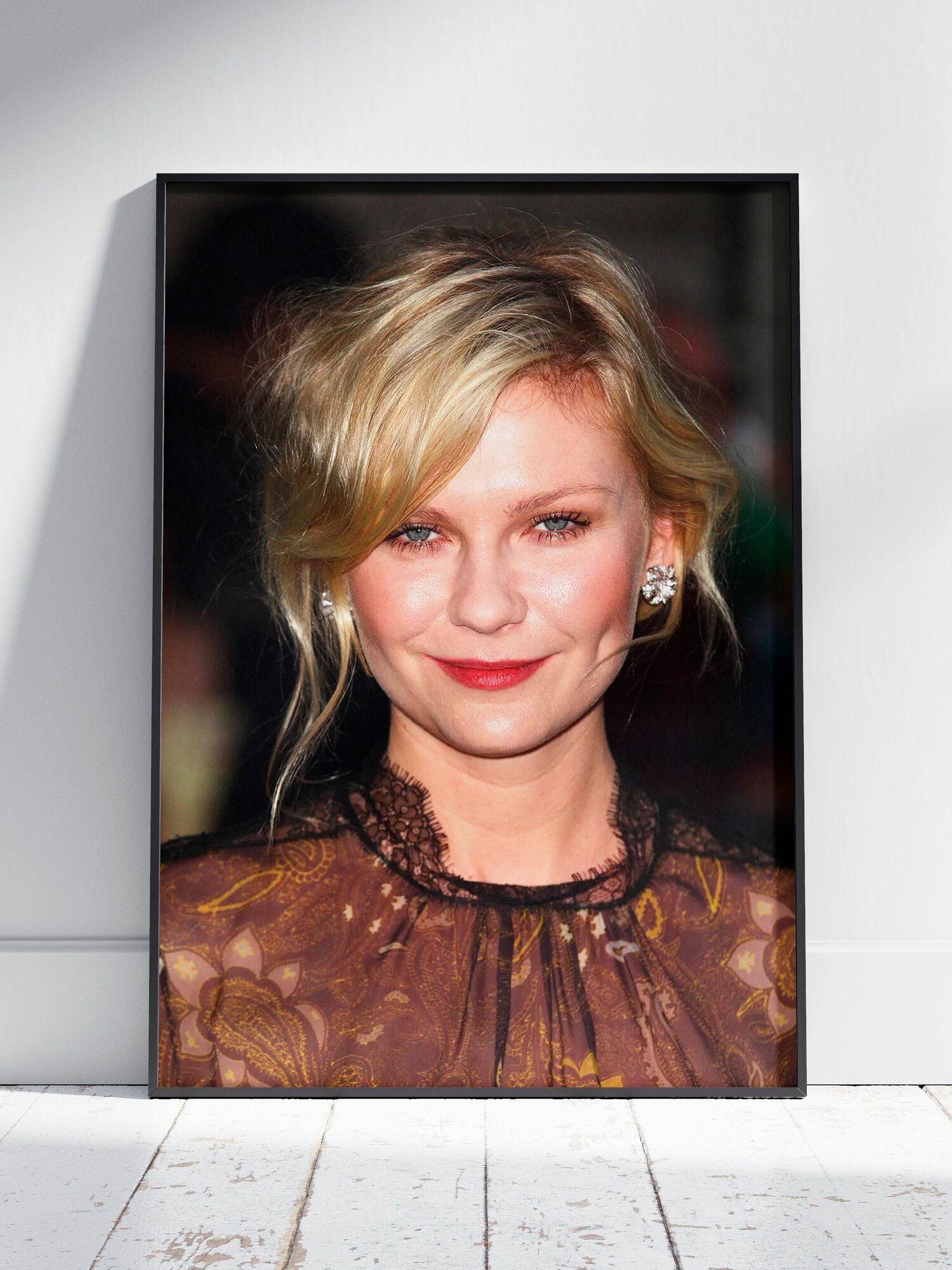 Плакат на стену для интерьера Кирстен Данст (Kirsten Dunst 27) - Постер по актеру фильма, кино, сериала формата A4 (21x30 см)
