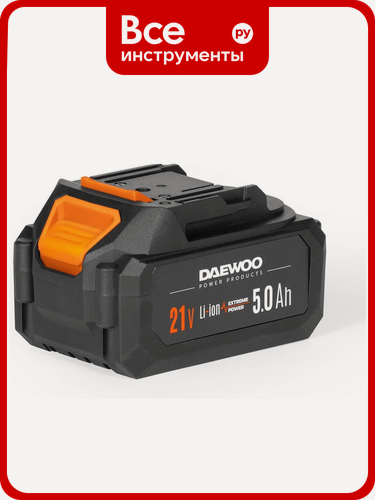 Изображение товара Батарея аккумуляторная DAEWOO DABT 5021Li Li‑Ion слайдер с индикатором заряда для бытового электроинструмента