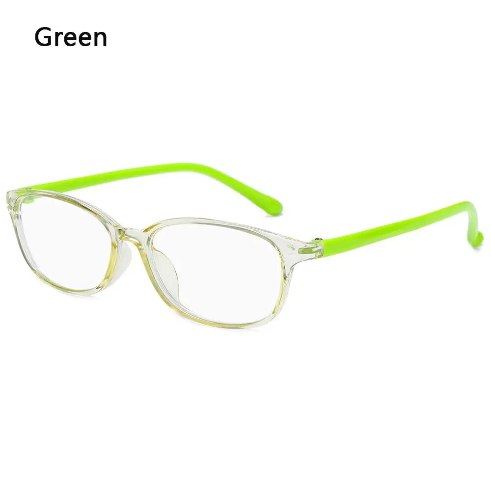 Детские очки green, квадратные, блокировка синего света