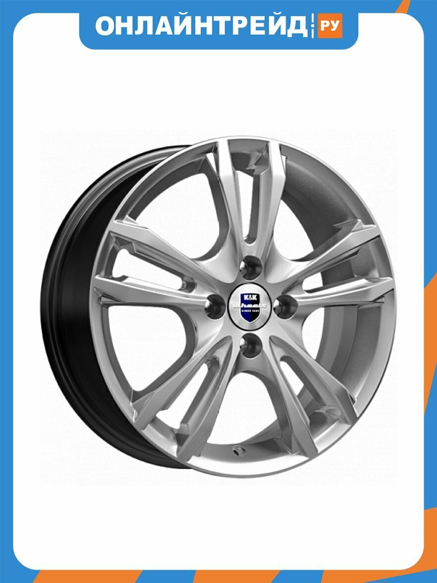 Диск K&k Samara 6x16/4x100 D60.1 ET41 дарк платинум
