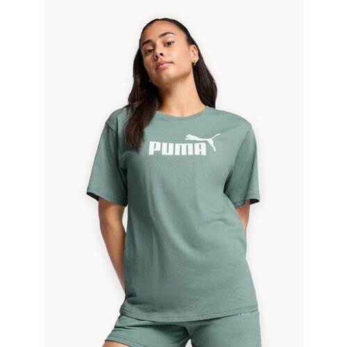 фото Футболка puma ess no. 1 logo relaxed tee, размер s, зеленый