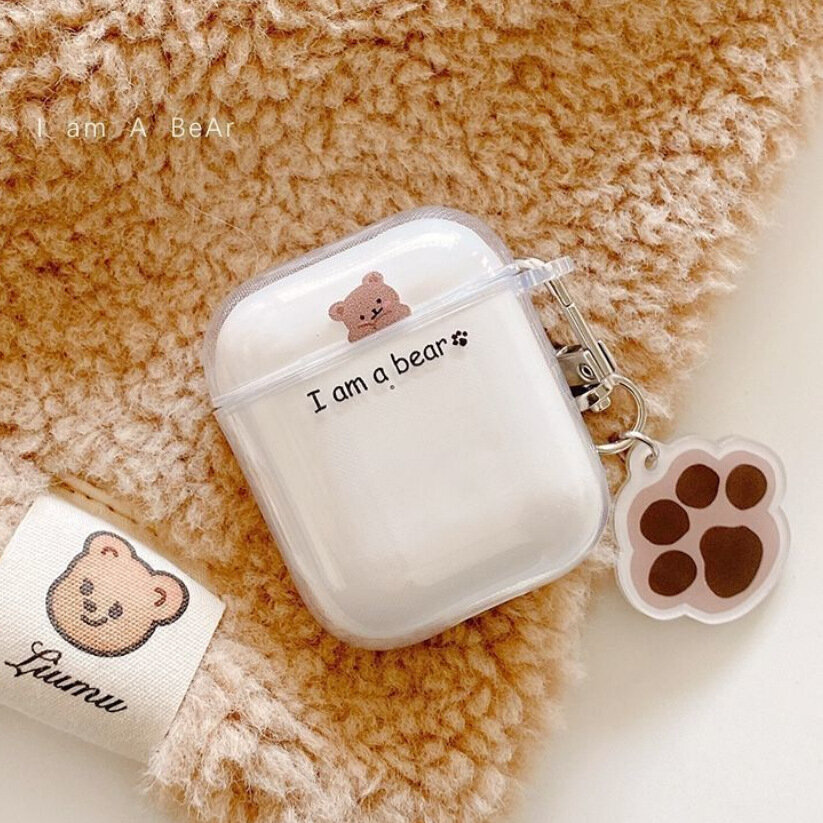 Прозрачный мягкий чехол для наушников Airpods 1/2 поколения, защитный чехол для Pro 3, для наушников Apple 3-го поколения, китайский аналог i12.