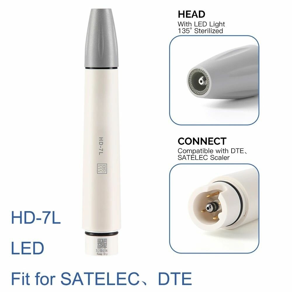 Ультразвуковой пьезойский шварайный штук, подходящий для Satelec DTE DTE Woodpecker EMS vrn Dental Ultrasonic Sconer Scaler 135 стерилизован