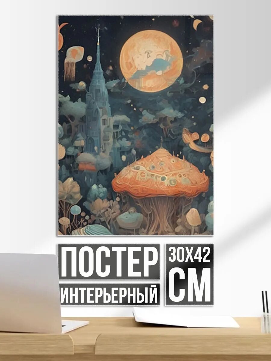 Постер на стену Сказочная абстракция