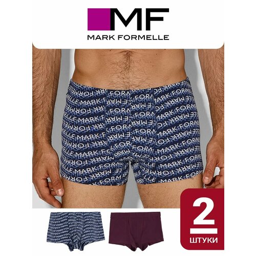 фото Трусы mark formelle для мужчин, комплект из 2 шт., размер 98-108, синий, красный