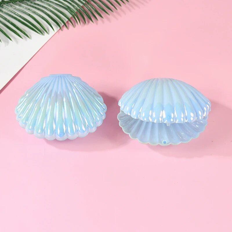 Подарочные коробочки для конфет в форме ракушек ZQNYCY Синий, blue, 5Pcs