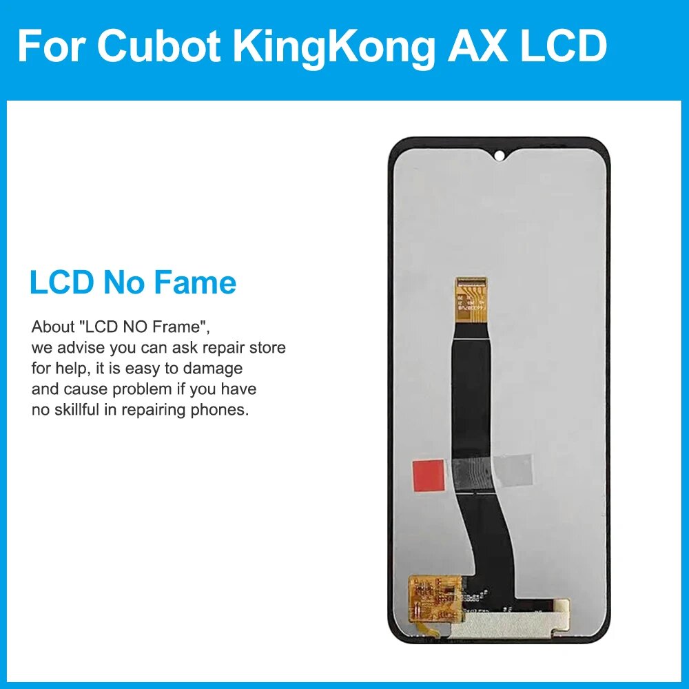 100% протестировано для Cubot KingKong AX ЖК-дисплей, сенсорный экран, дигитайзер в сборе для King Kong AX, запасная часть для ЖК-дисплея