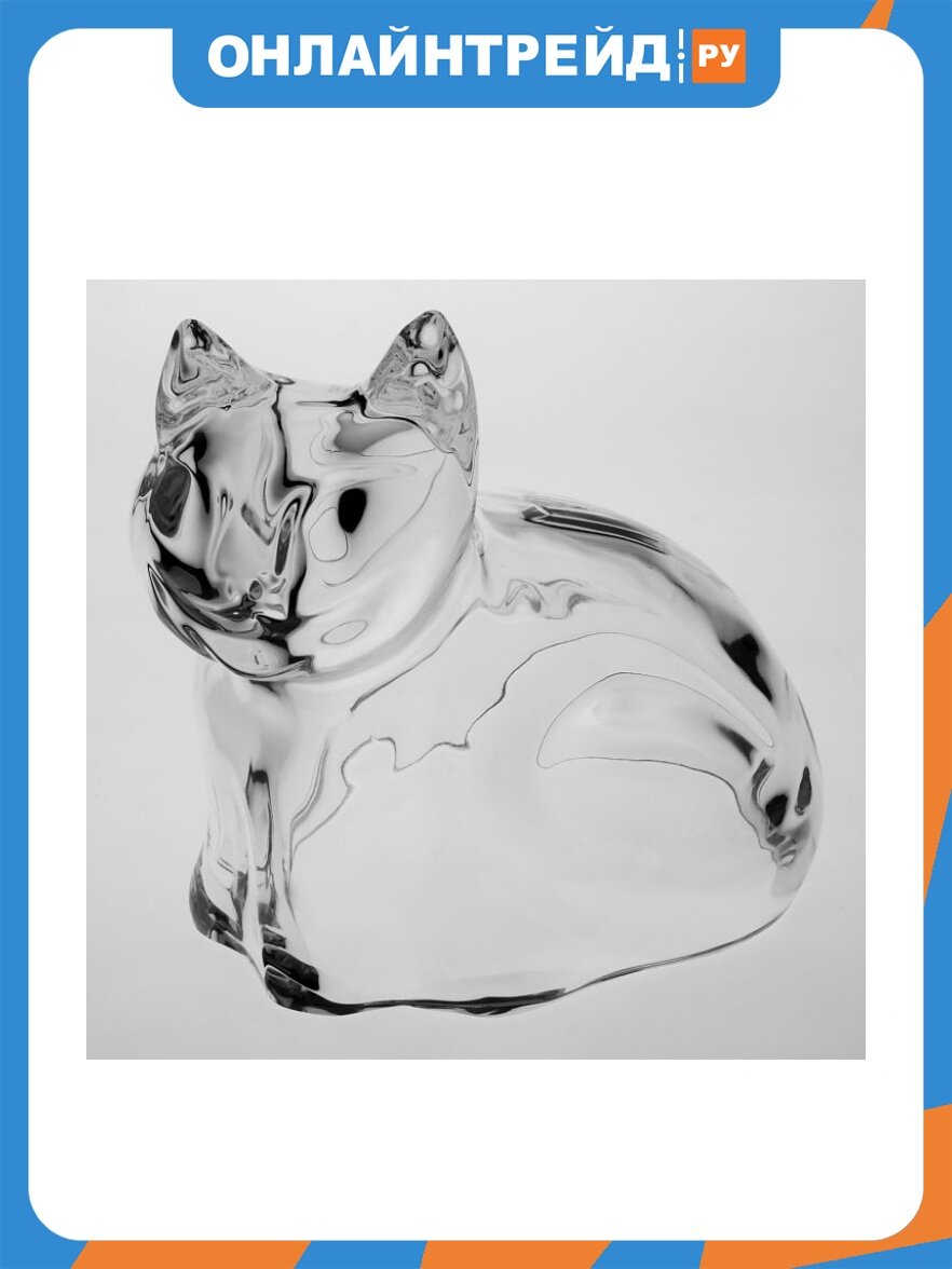 Копилка Crystal Bohemia "Кошка", 17,5 см