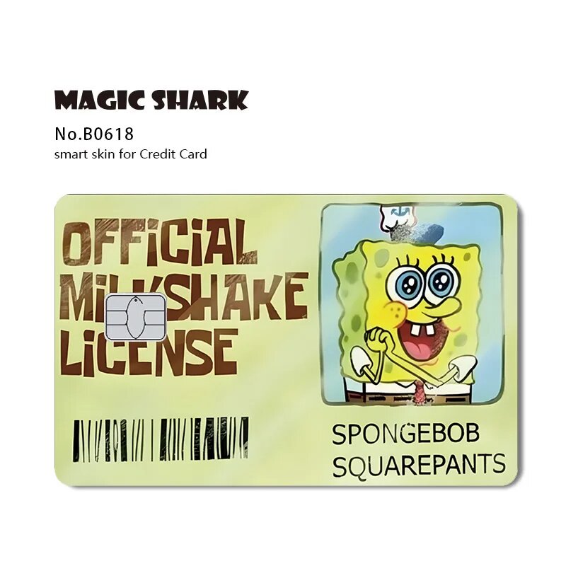 Чехол для карты Spongebob Squarepants Magic Shark B0618