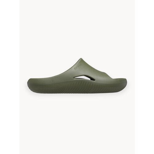 фото Шлёпанцы crocs mellow recovery slide, размер m5w7 us, хаки