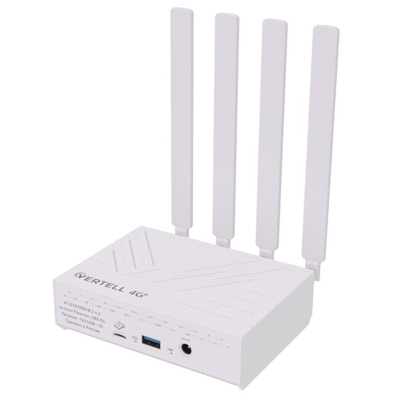 Модем VERTELL M.2 VT-STATION-M.2 v.2 Cat. 16 на базе Fibocom L860-GL с агрегацией 5 частот со скоростью до 1 Гбит/с