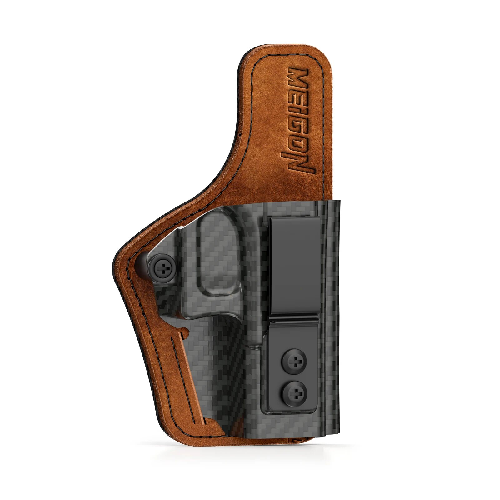 Кобура G43X MOS гибридная Kydex кожаная с красной точкой