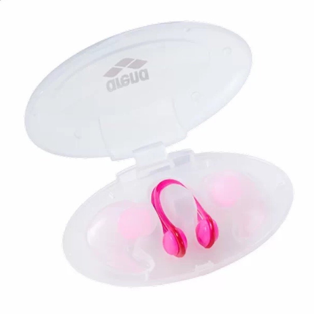 Набор беруши и зажим Arena Nose Clip & Ear Plug Set (розовый)