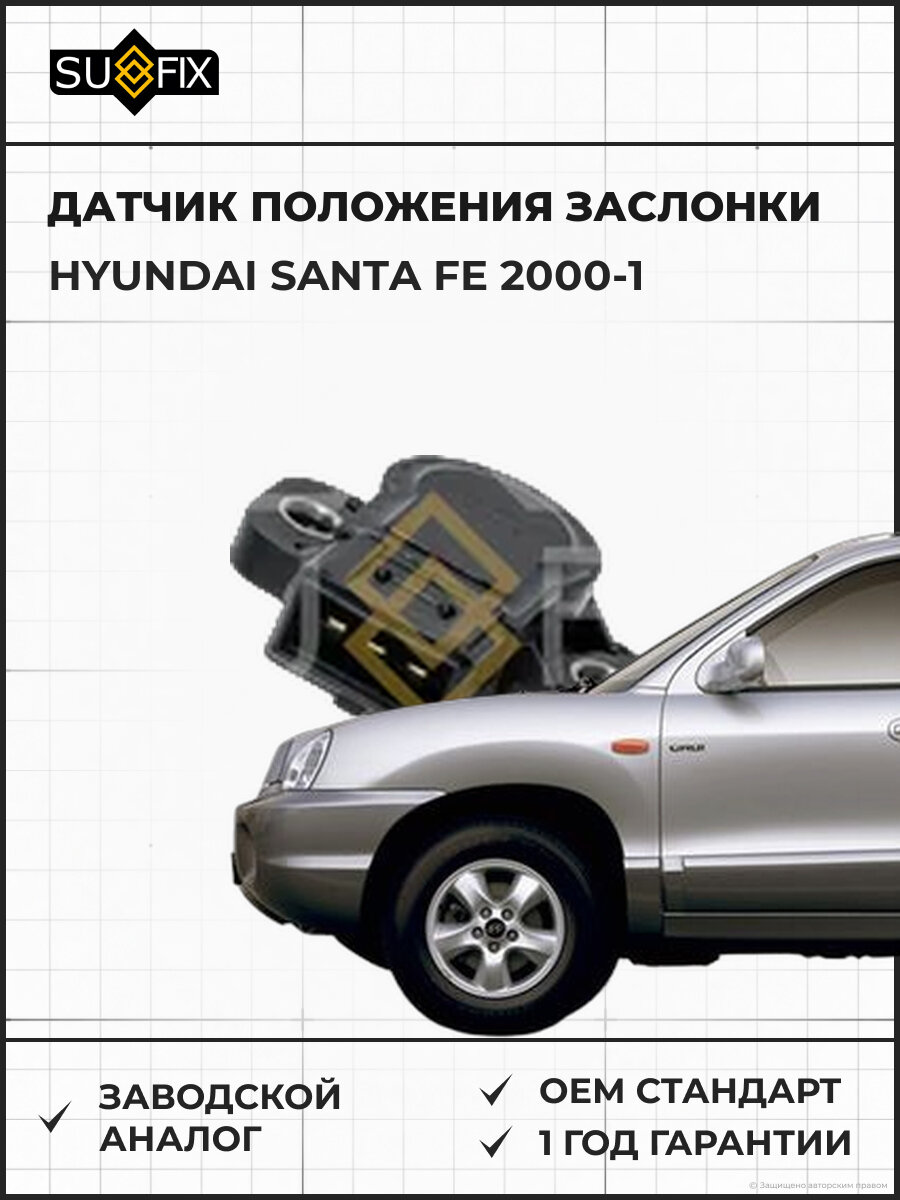 Датчик положения заслонки SUFIX IL1006 Хендай SANTA FE -1 HYUNDAI SANTA FE -1 2000