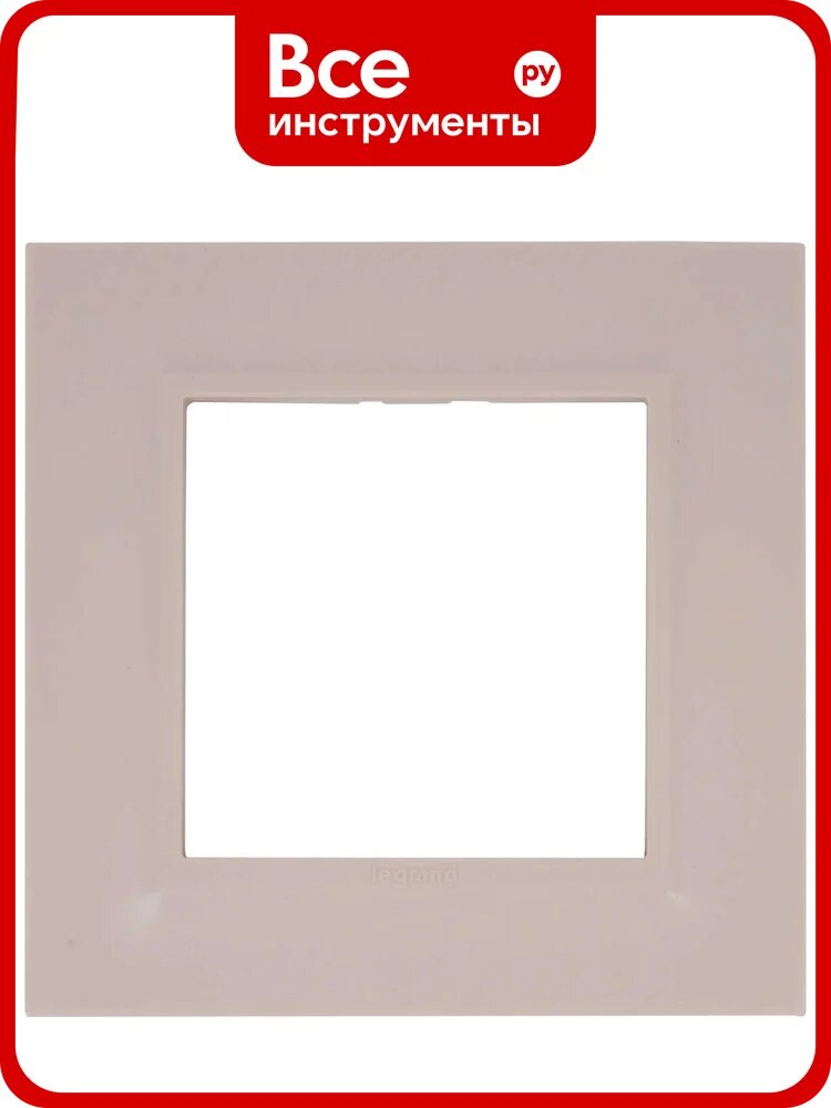 Рамка Legrand STRUCTURA 1-местная, розовый 764104