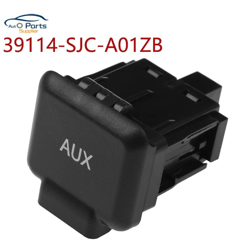 Новый 39114-SJC-A01ZB для Honda Ridgeline 2006-2014 AUX вспомогательный входной разъем аудио интерфейс 39114SJCA01ZB
