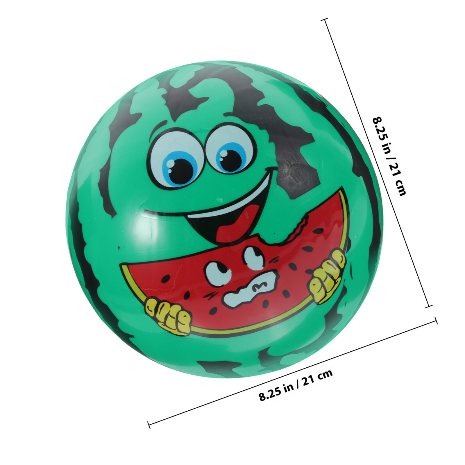 2 Шт Игрушки Из ПВХ Надувные Пляжные Мячи Размер 21.50X21.50X21.50Cm