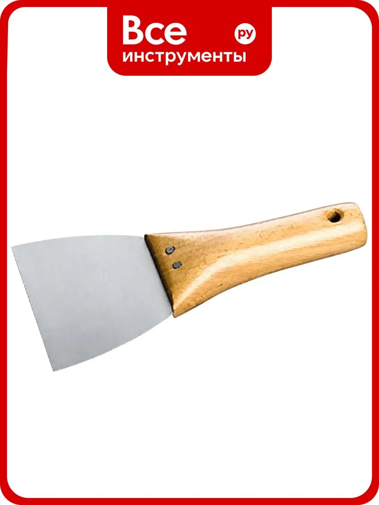 Шпатель с деревянной ручкой SAMGRUPP Kitan 10 см KIT-802