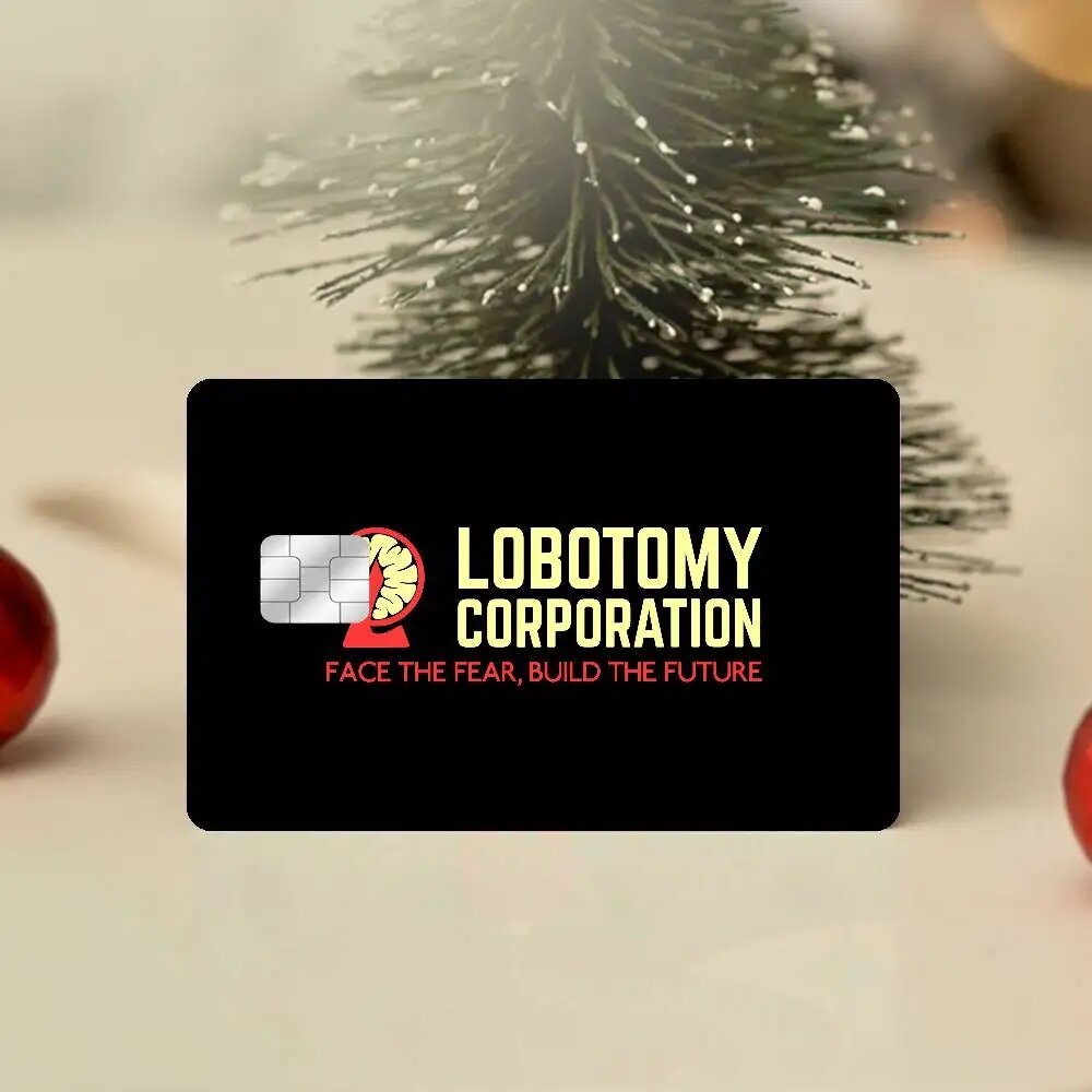 Водонепроницаемая наклейка Game Lobotomy Corporation для кредитных/дебетовых карт z1